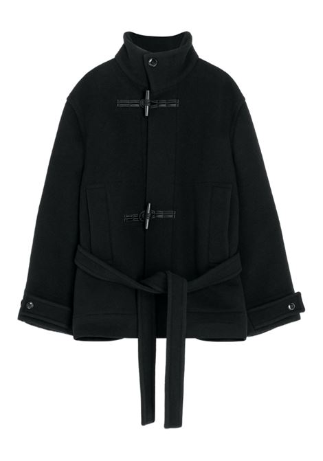 cappotto short duffle coat donna nero LEMAIRE | CO1113 LF1116BK999